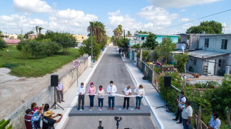 Fortalece alcalde a matamorenses con pavimentación e infraestructura básica