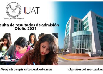 Anuncia UAT la publicación de resultados del examen de admisión