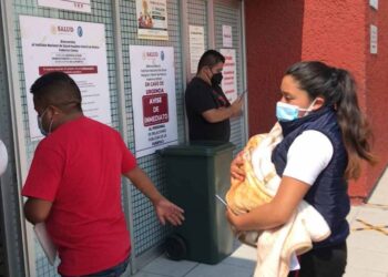 Su abuelita falleció de covid, ahora bebé de tres meses tiene síntomas