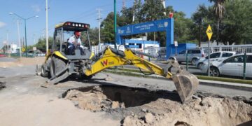 Repara Ayuntamiento de Nuevo Laredo  50 socavones desde mayo; faltan 30