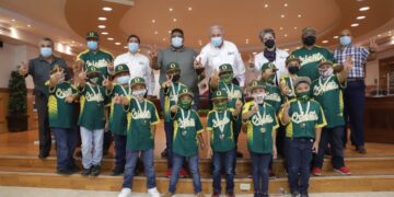 Reconoce alcalde a niños  beisbolistas campeones de Nuevo Laredo