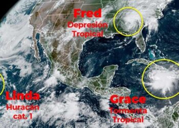 Prevén que ‘Grace’, convertida en Huracán, toque tierra dos veces en costas mexicanas