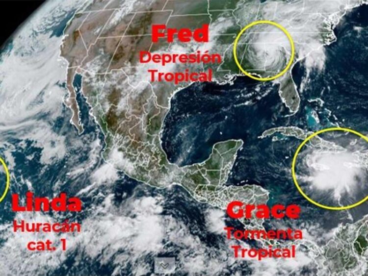 Prevén que ‘Grace’, convertida en Huracán, toque tierra dos veces en costas mexicanas