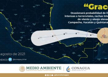 Prevén que Huracán Grace toque tierra de nuevo al centro de Veracruz