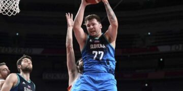 Luka Doncic y Eslovenia siguen invictos, vencieron a España