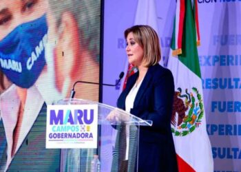 Maru Campos, gobernadora electa de Chihuahua, da positivo a covid