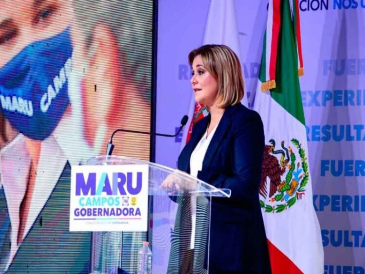 Maru Campos, gobernadora electa de Chihuahua, da positivo a covid