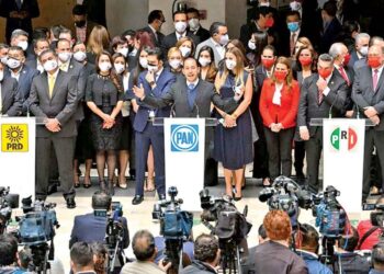 Alianza Va Por México presenta agenda legislativa para diputados del PAN, PRI y PRD