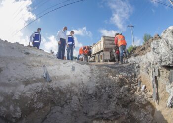 Supervisa Sanmiguel nuevo subcolector sanitario ‘La Joya’ en Nuevo Laredo