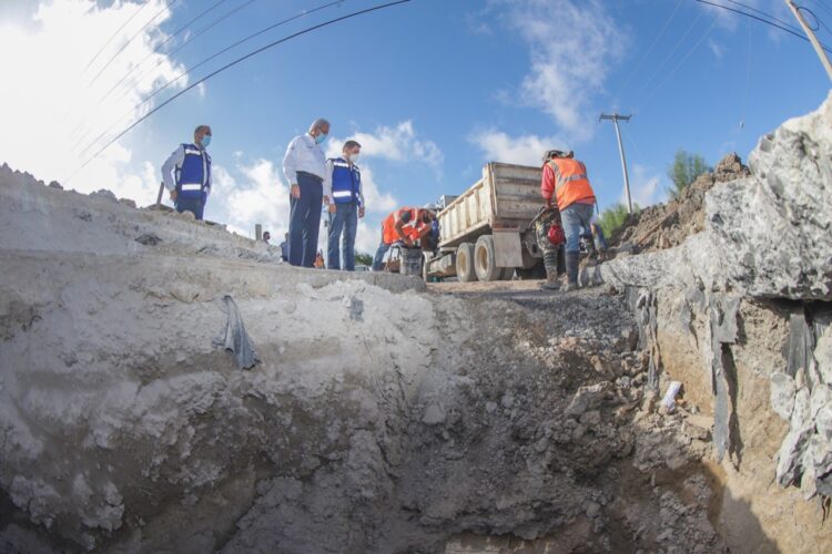 Supervisa Sanmiguel nuevo subcolector sanitario ‘La Joya’ en Nuevo Laredo