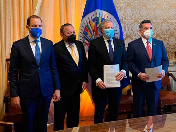 Denuncian PAN, PRI y PRD ante OEA ‘intromisión’ del narco en elecciones