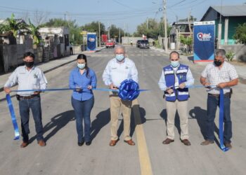Entrega Sanmiguel pavimentación en Col. Daniel Hernández de Nuevo Laredo