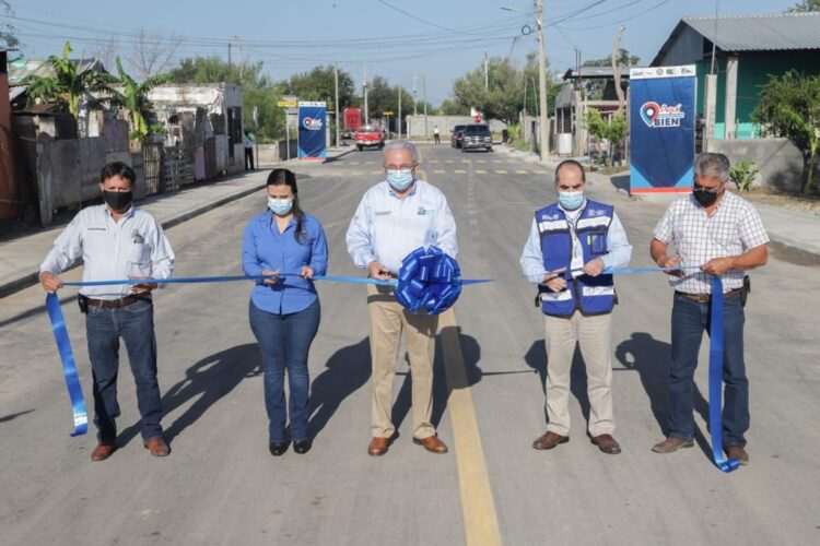 Entrega Sanmiguel pavimentación en Col. Daniel Hernández de Nuevo Laredo