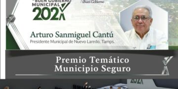 Entregan premio nacional al Gobierno  Municipal de Arturo Sanmiguel