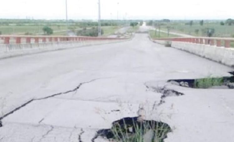 Puente roto de Altamira podría ser demolido: Armando Martínez