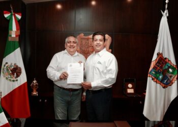 Nombra gobernador a Guadalupe Acosta Naranjo representante de Tamaulipas en CDMX