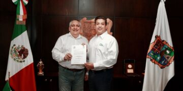 Nombra gobernador a Guadalupe Acosta Naranjo representante de Tamaulipas en CDMX