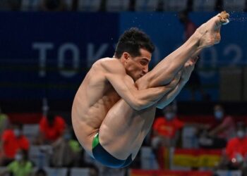 Rommel Pacheco consigue boleto a final de trampolín 3m en Tokio 2020