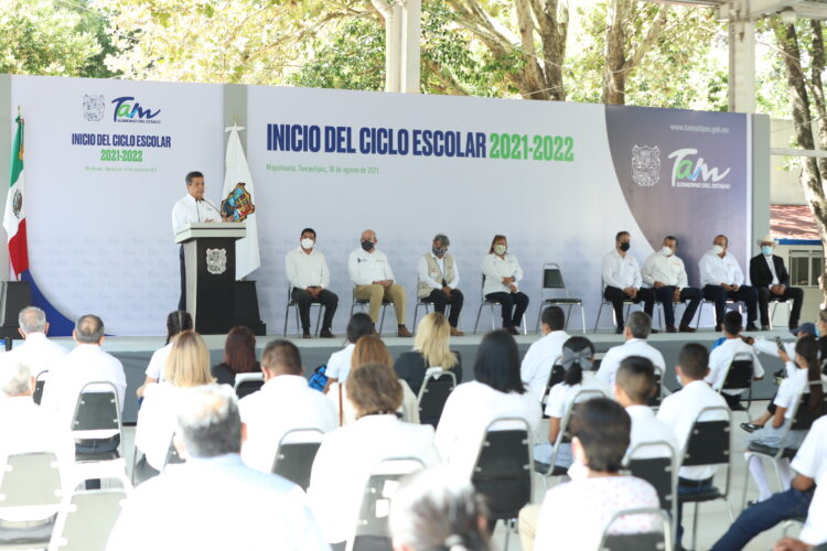 Inicia Ciclo Escolar 2021-22 presencial en 19 de 43 municipios de Tamaulipas