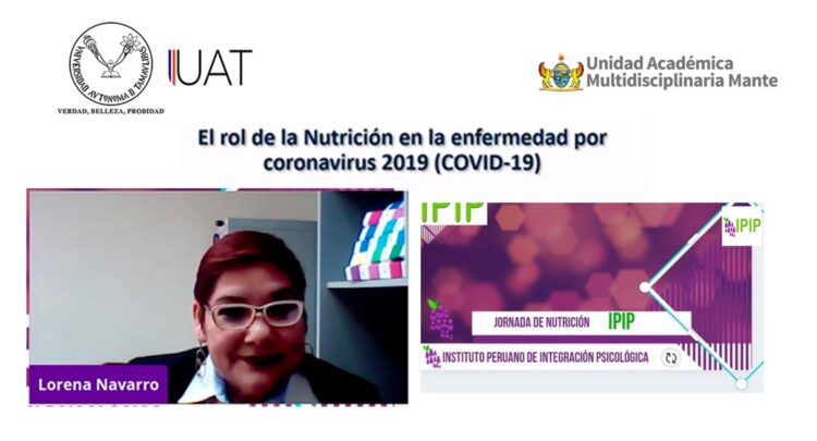Investigadora de la UAT expone el rol de la nutrición en COVID-19