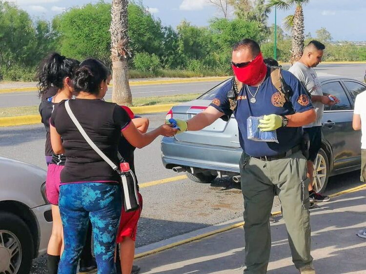 Apoya Protección Civil a población  frente a la pandemia del Covid