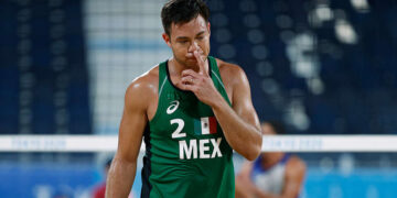 México fuera en Voleibol de playa