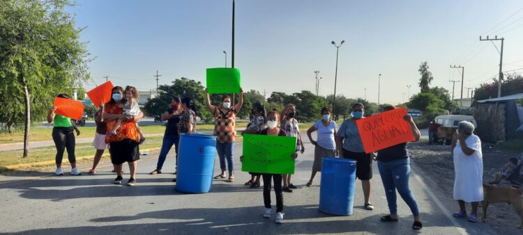 Nueva protesta por falta de agua en Victoria