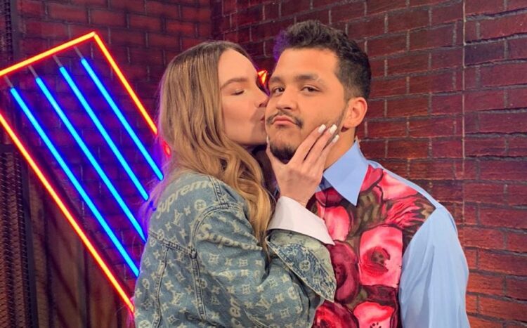 Belinda y Nodal cumplen un año de novios y celebran con romántica cena