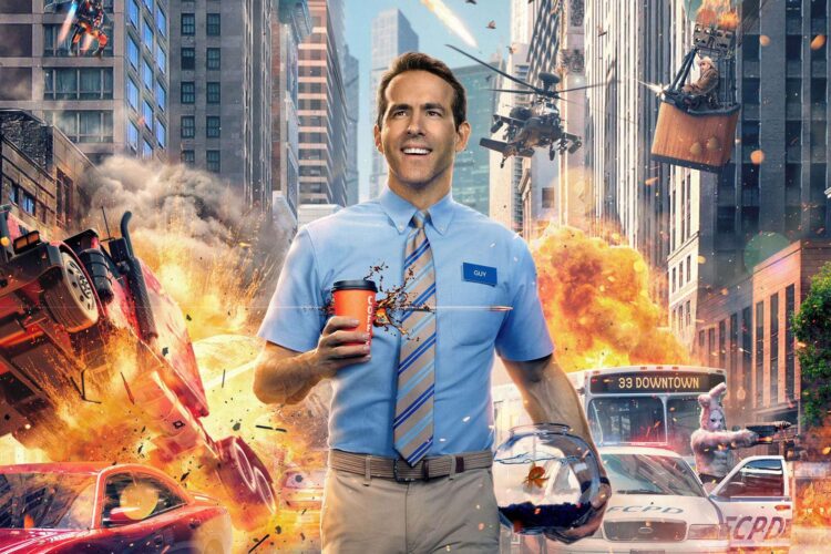 Ryan Reynolds como personaje de videojuego en “Free Guy”
