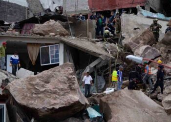 Unas 40 familias y seis casas fueron afectadas por derrumbe en Cerro del Chiquihuite