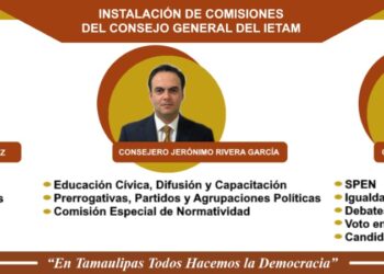 Se integran las Comisiones Electorales en el Consejo General del IETAM