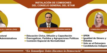 Se integran las Comisiones Electorales en el Consejo General del IETAM