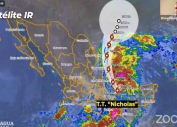 ‘Nicholas’ afectará 8 estados del país; el lunes se aproximará a Tamaulipas