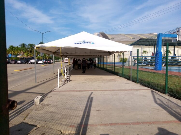 Lenta la afluencia de 30 a 39 en segunda dosis en Tampico