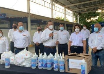 Entrega SNTE insumos para prevenir COVID en escuelas de Tamaulipas