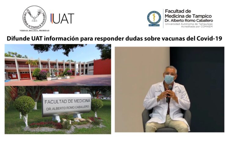 Difunde UAT información para responder dudas sobre vacunas del Covid