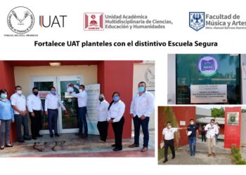 Fortalece UAT planteles con el distintivo “Escuela Segura”