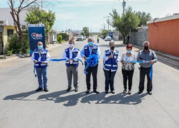 Entregan calle renovada en Col. Palmares de Nuevo Laredo