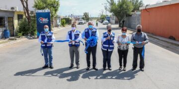 Entregan calle renovada en Col. Palmares de Nuevo Laredo