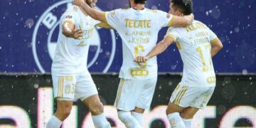 Tigres golea 3-0 en San Luis y termina con sequía de triunfos