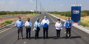 Inaugura Sanmiguel eje vial en  la colonia Residencial Longoria