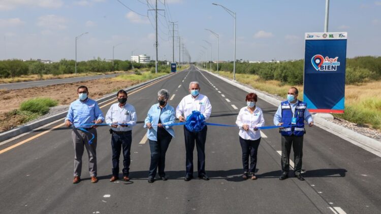 Inaugura Sanmiguel eje vial en la colonia Residencial Longoria
