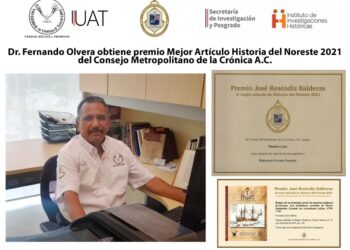 Investigador de la UAT recibe premio al mejor artículo de Historia del Noreste 2021