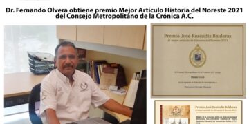 Investigador de la UAT recibe premio al mejor artículo de Historia del Noreste 2021