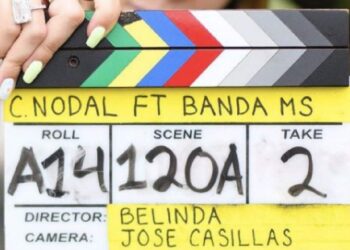 El romántico mensaje de Nodal a Belinda por dirigir video de La Sinvergüenza
