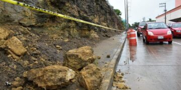 De nuevo derrumbe en el cerro de Andonegui de Tampico