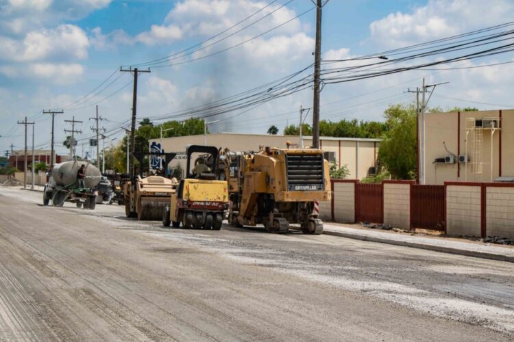 Trabaja Gobierno de Matamoros en último tramo  de Av. Lauro Villar con inversión de 5.4 MDP