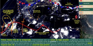 Anuncian primer frente frío