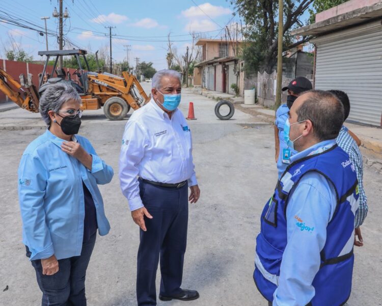 Agiliza Alcalde repavimentación  en la colonia Ferrocarrilera