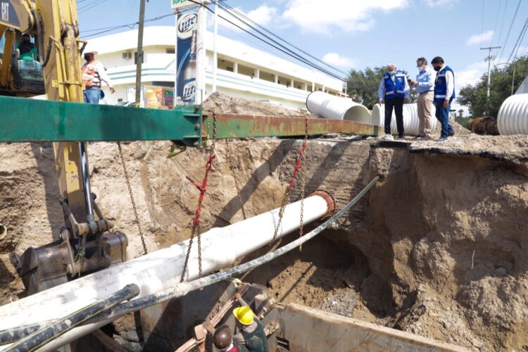 Terminarán subcolector Anáhuac el 18 de septiembre en Nuevo Laredo